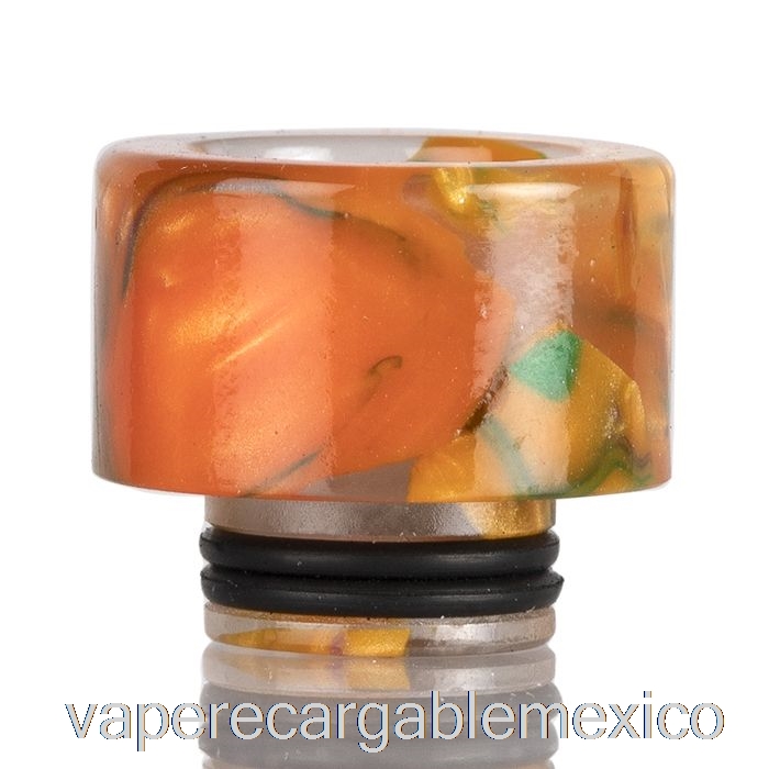 Vape Recargable 510 Punta De Goteo De Resina De Diámetro Ancho Naranja